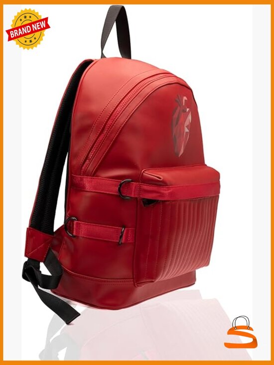 Quilted Vegan Leather Backpack – Water-Resistant Daypack with Laptop Pocket main image 4